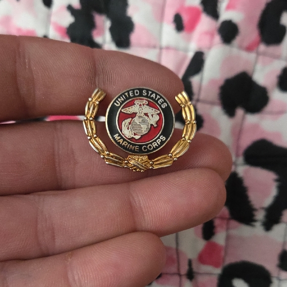 Other - United States Marine Corps Pin with Gold Accents